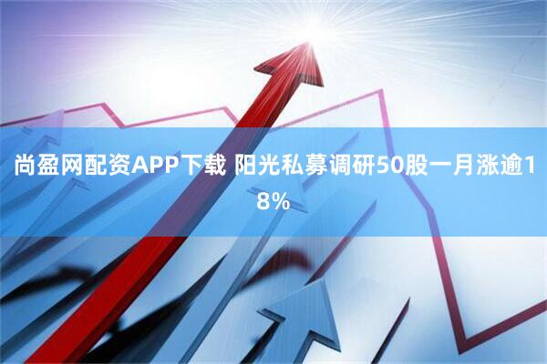 尚盈网配资APP下载 阳光私募调研50股一月涨逾18%